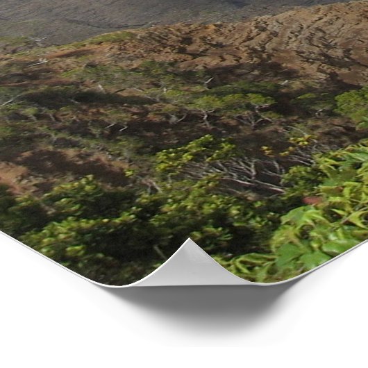 Kalalau Rainbow Poster (Ecke)