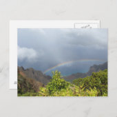 Kalalau Rainbow Postkarte (Vorne/Hinten)