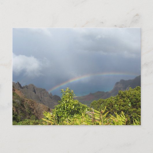 Kalalau Rainbow Postkarte (Vorderseite)