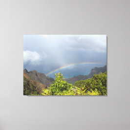 Kalalau Rainbow Stretched Canvas Print Leinwanddruck