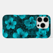 Kalalau Tapa Tropical Hawaiian Aquamariner Hibisku Case-Mate iPhone Hülle (Rückseite (Horizontal))