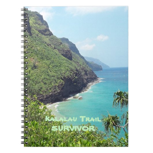 Kalalau Trail Notebook Notizblock (Vorderseite)