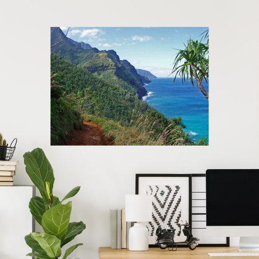 Kalalau Trail Poster (Heimbüro)