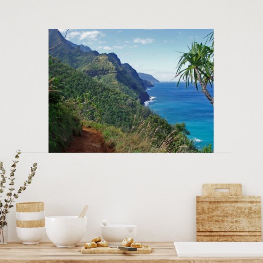 Kalalau Trail Poster (Küche)