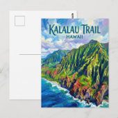 Kalalau-Trail USA Postkarte (Vorne/Hinten)
