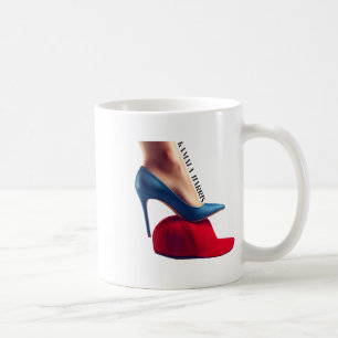 Kalama Harris 2024 Retro Komma La rote Mütze Anti  Kaffeetasse