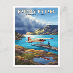 Kalamalka-See, British Columbia Vernon Kanada Postkarte