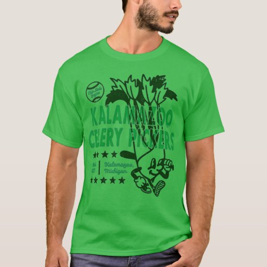 Kalamazoo Celery Pickers - Michigan - Vintage Defu T-Shirt (Vorderseite)