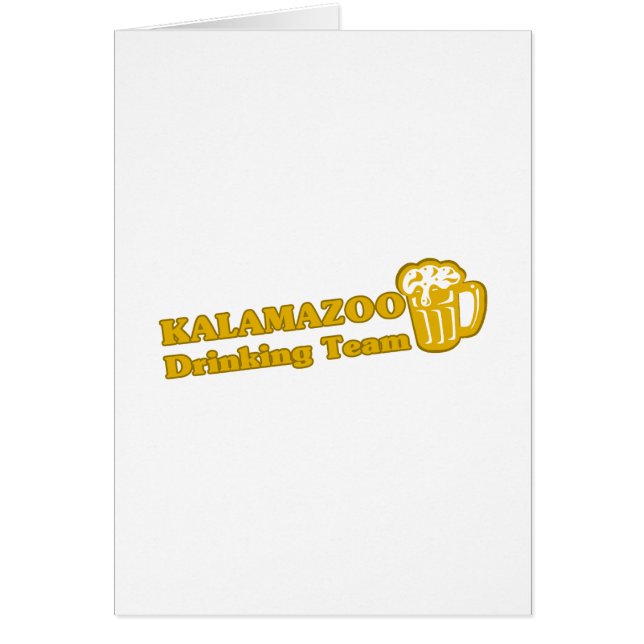 Kalamazoo Drinking Team T-Shirts (Vorne)