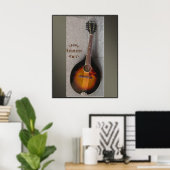 Kalamazoo Mandolin Print der 30er Jahre Poster (Heimbüro)