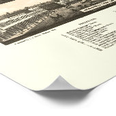 Kalamazoo, MI Panoramic Map - 1883 Poster (Ecke)