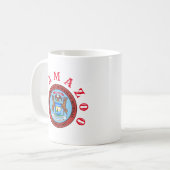 Kalamazoo, Michigan Kaffeetasse (Vorderseite Links)