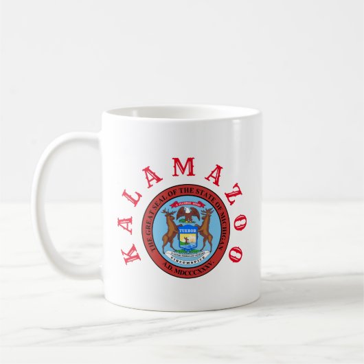 Kalamazoo, Michigan Kaffeetasse (Links)