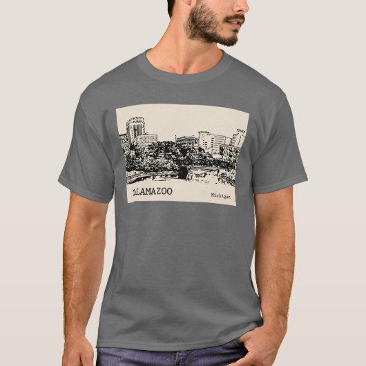 Kalamazoo Michigan Oversized T-Shirt (Vorderseite)