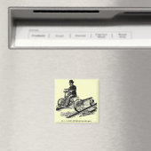 KALAMAZOO Velocipede Bahn Handwagen 1887 Magnet (In Situ (Geschirrspüler))