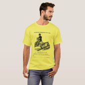KALAMAZOO Velocipede-Eisenbahn-Handauto 1887 T-Shirt (Vorne ganz)