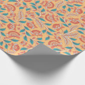 Kalamkari Geschenkpapier (Ecke)