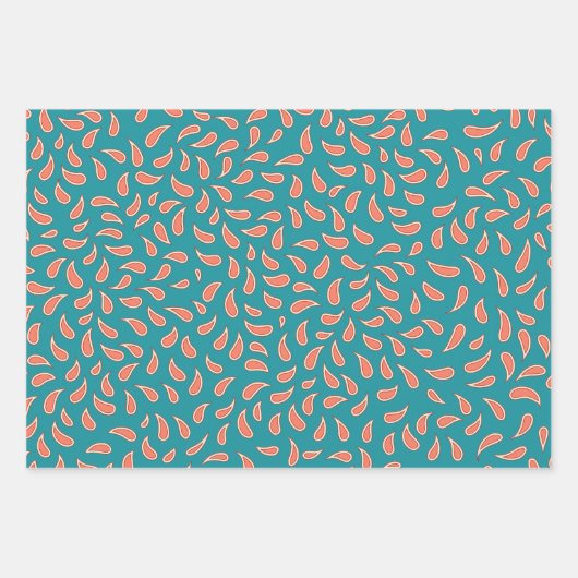 Kalamkari Geschenkpapier Set (Vorderseite 2)