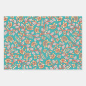 Kalamkari Geschenkpapier Set (Vorderseite)