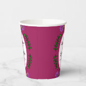 Kalamkari Wedding Blumen Pappbecher (Links)