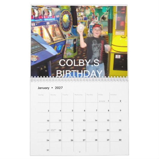 Kalander Kalender (Jan 2027)