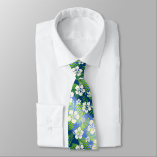 Kalani Gefärbte Krawatte Blend Tropischer Hibiskus