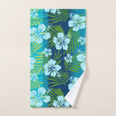 Kalani Gefärbte Krawatte Blend Tropischer Hibiskus Badhandtuch Set (Handtuch)