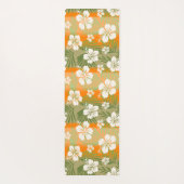 Kalani Gefärbte Krawatte Blend Tropischer Hibiskus Yogamatte (Rückseite)