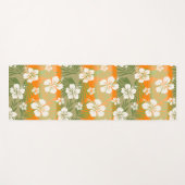 Kalani Gefärbte Krawatte Blend Tropischer Hibiskus Yogamatte (Vorderseite (Horizontal))