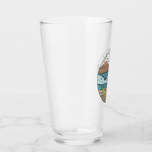 Kalapaki Beach Hawaii Vintag Glas (Rechts)