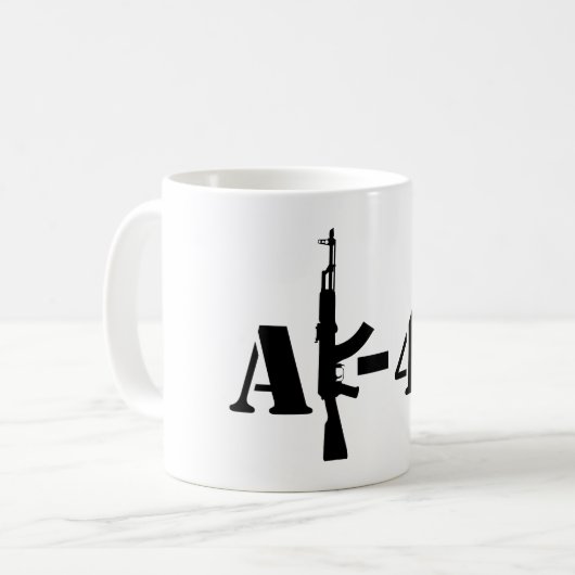 Kalashnikov AK-47 Kaffeetasse (Vorderseite Links)