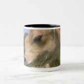 Kalb stehend zweifarbige tasse (Mittel)