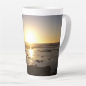 Kalbarri Beach Sunset Latte Tasse (Rechte Ecke)