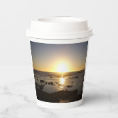 Kalbarri Beach Sunset Pappbecher (Rückseite)