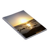Kalbarri Beach Sunset Spiral Notebook Notizblock (Rechte Seite)