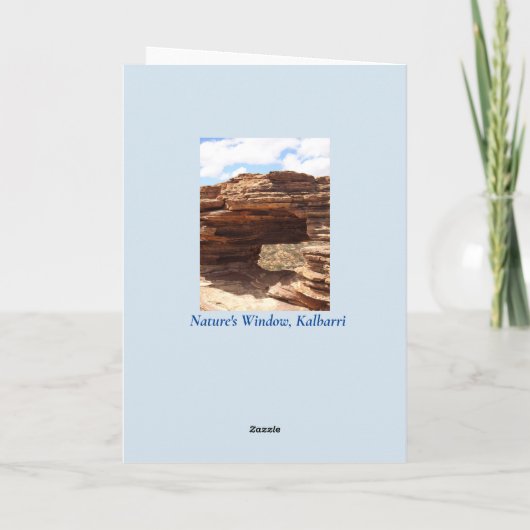 Kalbarri Vatertag Karte (Rückseite)