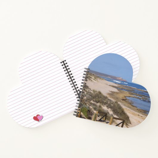 Kalbarri Wiederverwendbares Herz Notizblock (Innenseite)