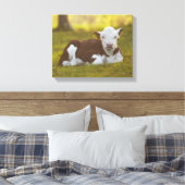 Kalbsruhen Leinwanddruck (Insitu (Schlafzimmer))