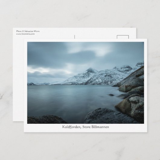 Kaldfjorden Norwegen Postkarte (Vorne/Hinten)