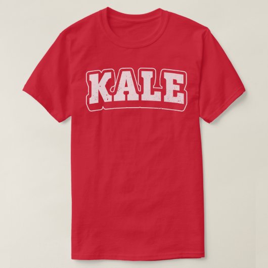 Kale bekümmert durch Veggies Gewittervegetation T-Shirt (Design vorne)