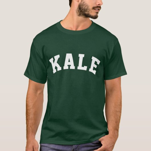 Kale Funny Vegan Shirt (Vorderseite)