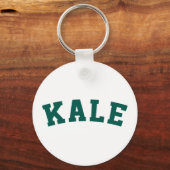 Kale Funny Vegan Style Schlüsselanhänger (Vorderseite)