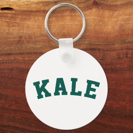 Kale Funny Vegan Style Schlüsselanhänger (Vorderseite)