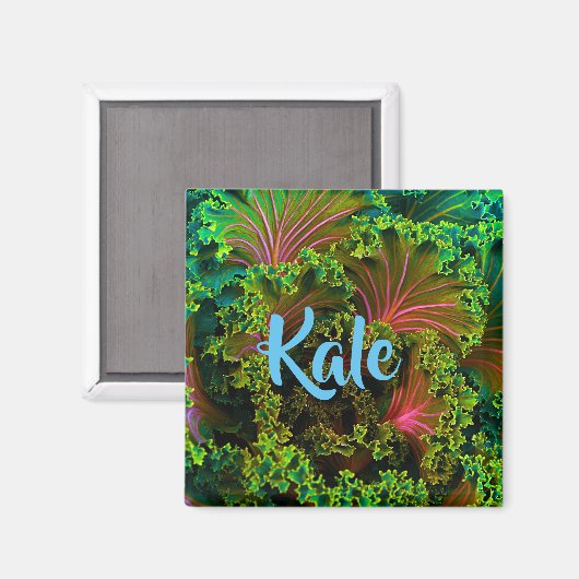 Kale Gemüse Magnet (Vorderseite/Rückseite)