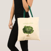 Kale Herbivore Vegan Vegetarier Tragetasche (Vorderseite (Produkt))