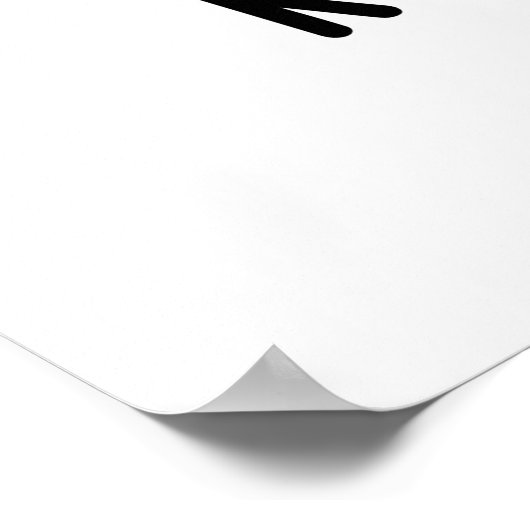 Kale in It Funny Veggie Kale Pun Poster (Ecke)