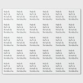 Kale Kefir Kimchi Kombucha Geschenkpapier (Flach)