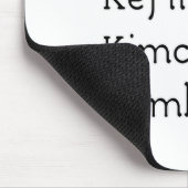 Kale Kefir Kimchi Kombucha Mousepad (Ecke)