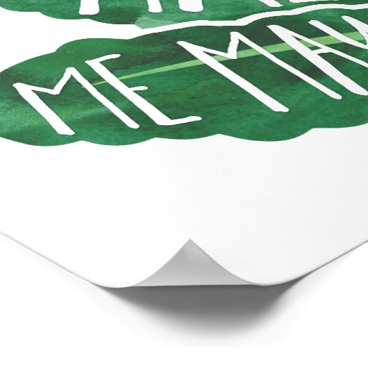 Kale Me Maybe Poster (Ecke)