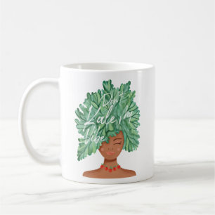 Kale meine Vibe Watercolor Kale Beauty Woman Kaffeetasse